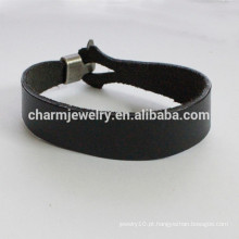 Moda pulseira de couro pulseira simples simples pulseira lisa sério PSL023